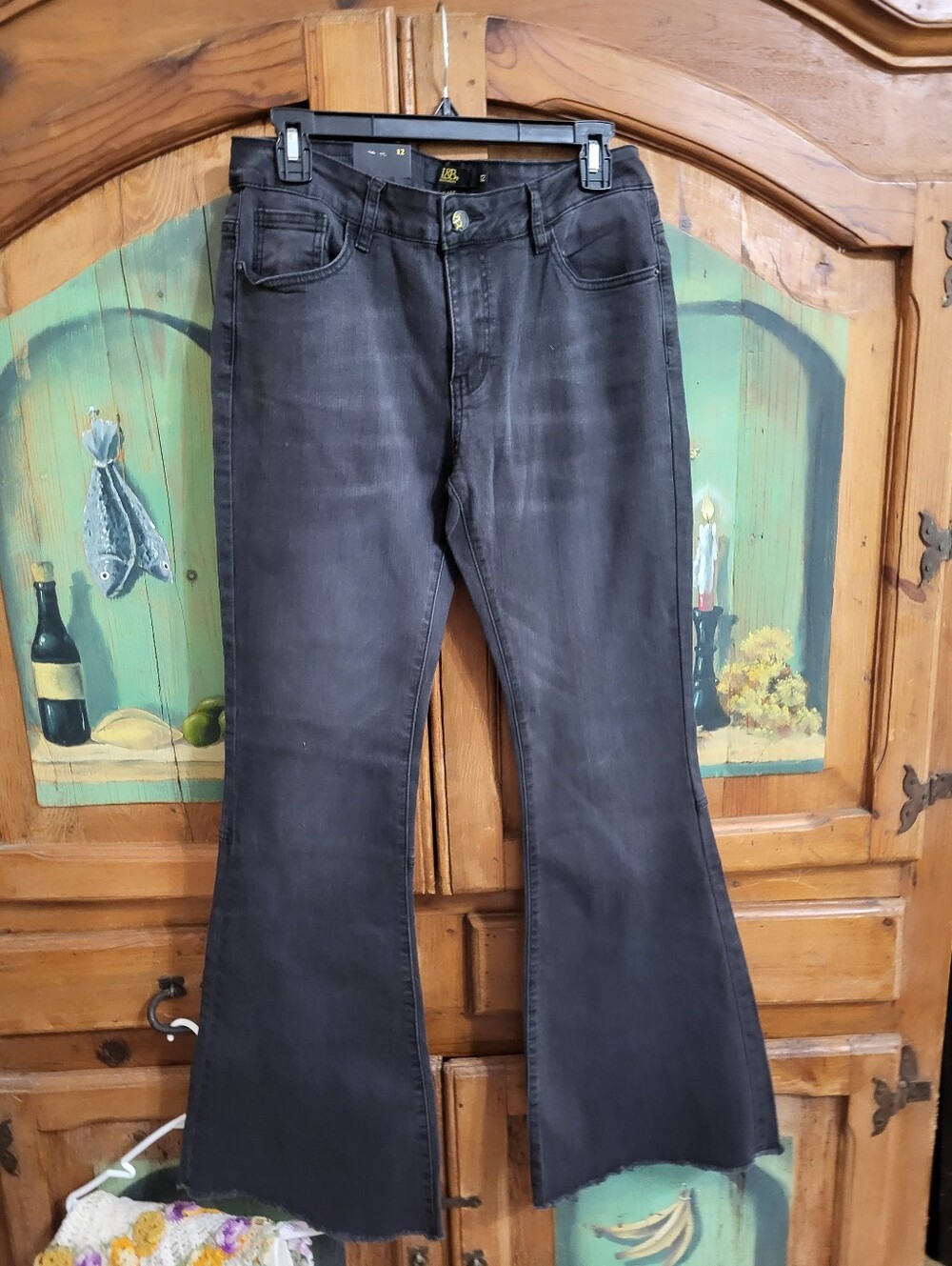 NWT Lucky & Blessed Black Flared Jeans